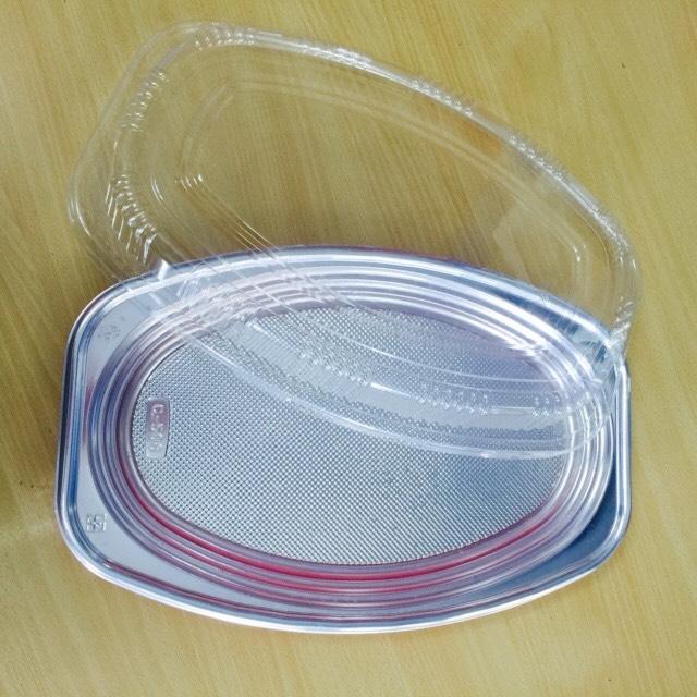 ถาดวงรีใหญ่สำหรับของว่าง