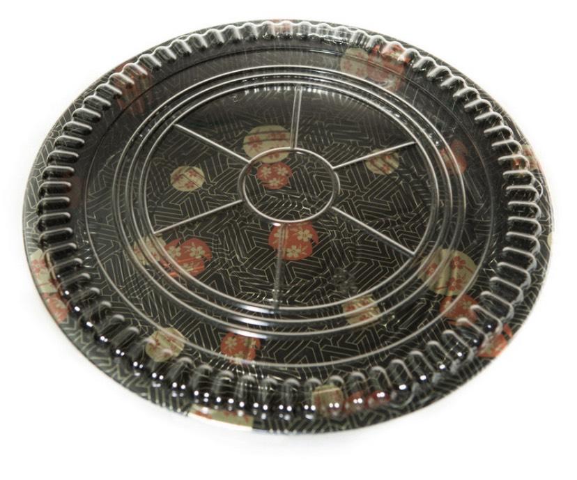 กล่องซูชิกลมลายญี่ปุ่น 